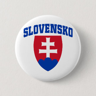 Slowaaks Emblem Ronde Button 5,7 Cm