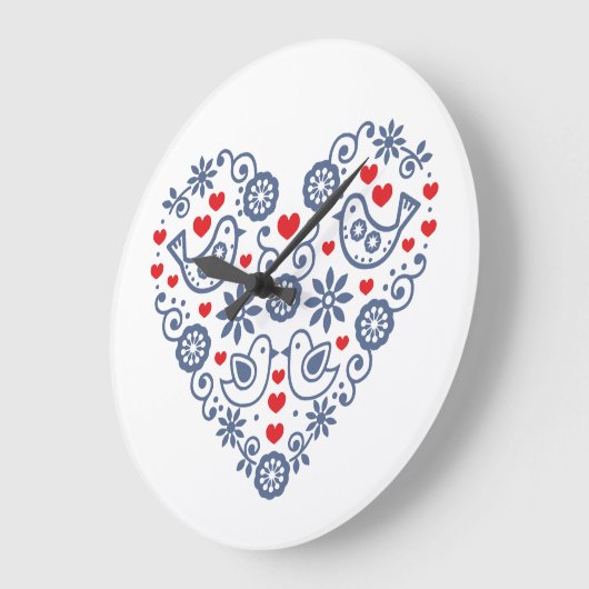 Slowaakse folk ornament klok (Hoek)