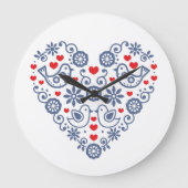 Slowaakse folk ornament klok (Voorkant)