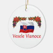 Slowaakse Kerstmis Keramisch Ornament (Links)