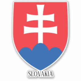 Slowaakse nationale wapenschild sticker