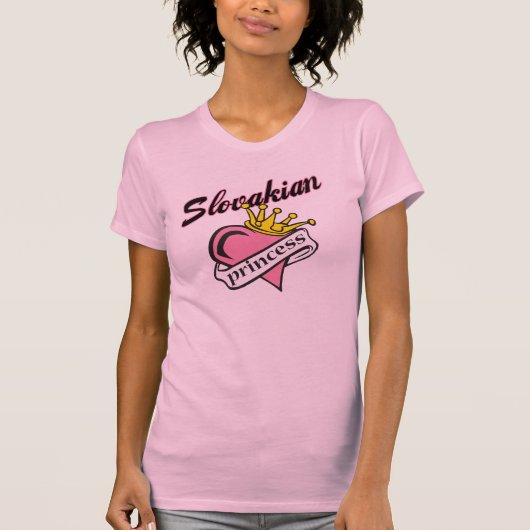 Slowaakse prinses t-shirt (Voorkant)