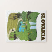 Slowaakse  reisposter. legpuzzel (Horizontaal)