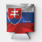 Slowaakse vlag blikjeskoeler (Achterkant)