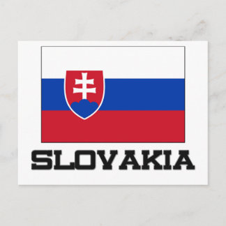 Slowaakse vlag briefkaart