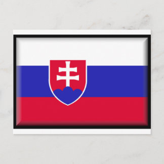 Slowaakse vlag briefkaart