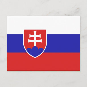 Slowaakse vlag briefkaart