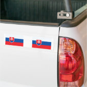 Slowaakse vlag bumpersticker (Op Truck)