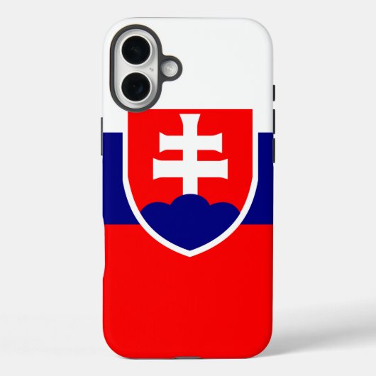 Slowaakse vlag Case-Mate iPhone case (Achterkant)