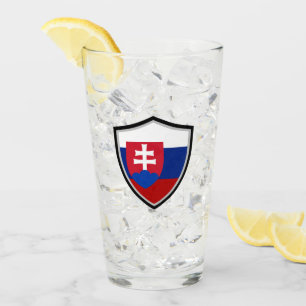 Slowaakse vlag glas