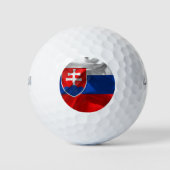 Slowaakse vlag golfballen (Voorkant)