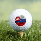 Slowaakse vlag golfballen (Insitu Shirt)