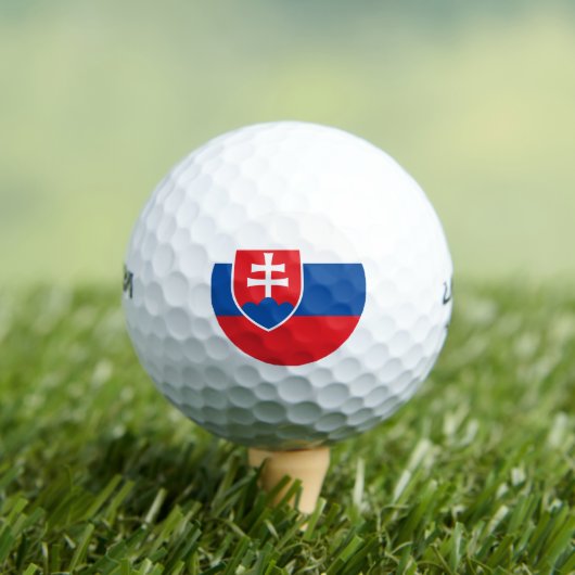 Slowaakse vlag golfballen (Insitu Shirt)