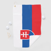 Slowaakse vlag golfhanddoek (Insitu)