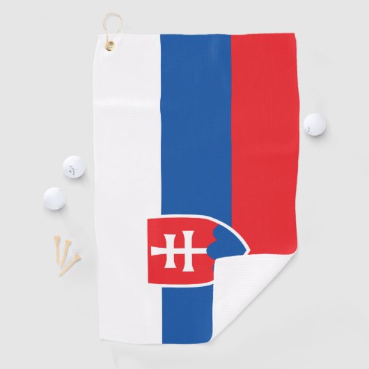 Slowaakse vlag golfhanddoek (Insitu)