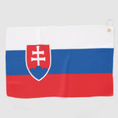 Slowaakse vlag golfhanddoek (Horizontaal)