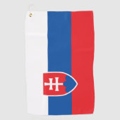 Slowaakse vlag golfhanddoek (Voorkant)