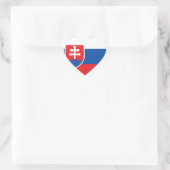 Slowaakse vlag hart sticker (Tas)