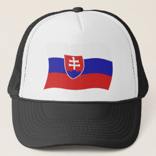 Slowaakse Vlag Hoed Trucker Pet