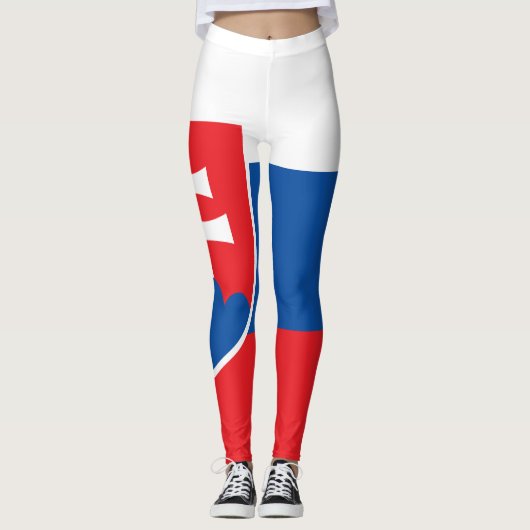 Slowaakse vlag leggings (Voorkant)