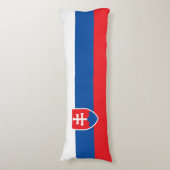 Slowaakse vlag lichaamskussen (Voorkant Verticaal)