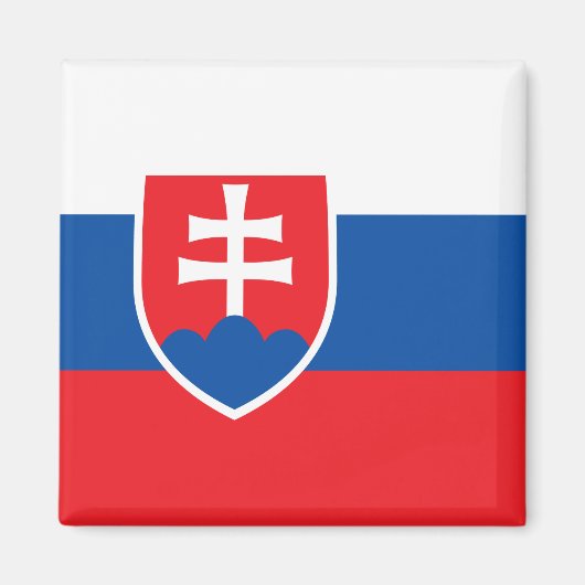 Slowaakse vlag magneet (Voorkant)