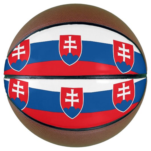 Slowaakse vlag mini basketbal (Voorkant)