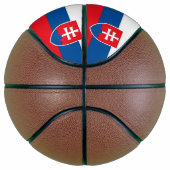 Slowaakse vlag mini basketbal (Rechts)
