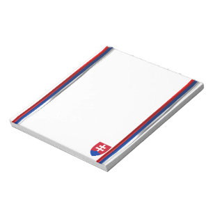 Slowaakse vlag notitieblok