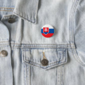 Slowaakse vlag ronde button 3,2 cm (In situ)