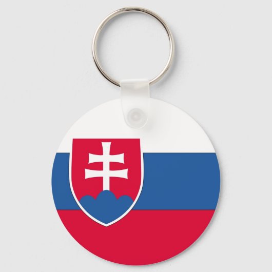 Slowaakse vlag sleutelhanger (Voorkant)