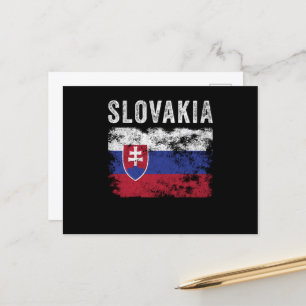 Slowaakse vlag - Slowaakse vlag Briefkaart