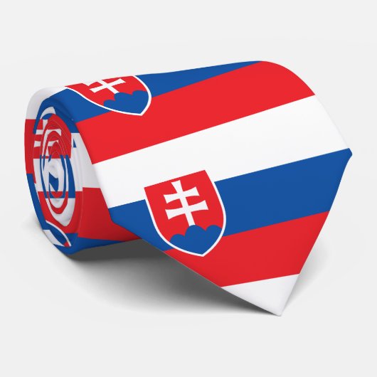 Slowaakse vlag stropdas (Opgerold)