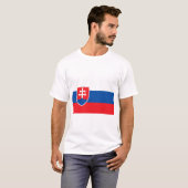 Slowaakse vlag t-shirt (Voorkant volledig)