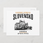 Slowakije Briefkaart (Voorkant / Achterkant)