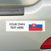 Slowakije Bumpersticker (Op auto)
