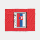 Slowakije Fleece Deken (Voorkant (Horizontaal))