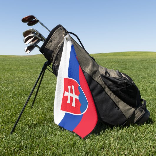Slowakije Golfhanddoek (Groen)