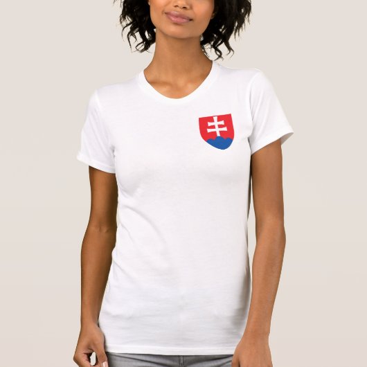 slowakije jas t-shirt (Voorkant)