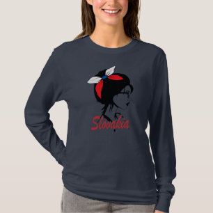 Slowakije Meisje Slowaakse vrouwen T-shirt