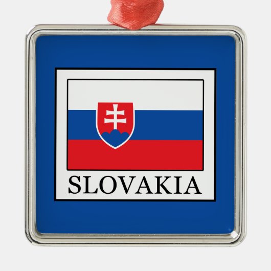 Slowakije Metalen Ornament (Voorkant)