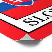 Slowakije Poster (Hoek)