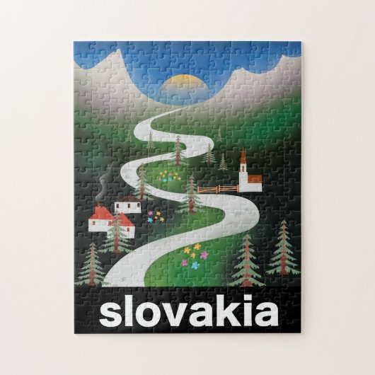 Slowakije reisposter legpuzzel (Verticaal)