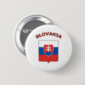 Slowakije Ronde Button 5,7 Cm (Voorkant /achterkant)