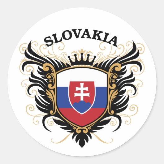 Slowakije Ronde Sticker (Voorkant)