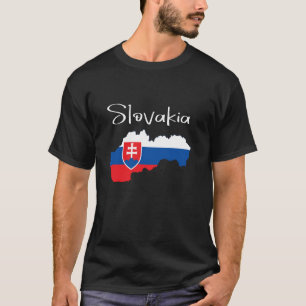 Slowakije t-shirt, Slowaakse kaarten, Slowakije vl T-shirt