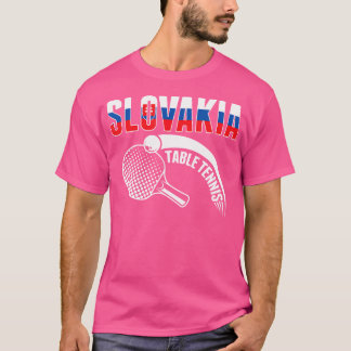 Slowakije Tafeltennis liefhebbers - Steun Slowaaks T-shirt