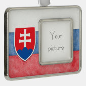 Slowakije Verzilverd Kader Ornament (Rechts)