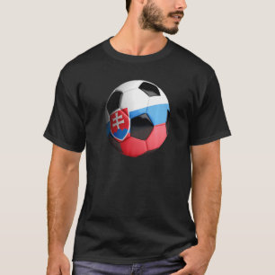 Slowakije Vlag Football Voetbal T-shirt