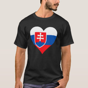 Slowakije Vlag Hart Slowakije Geschenken Liefde Sl T-shirt